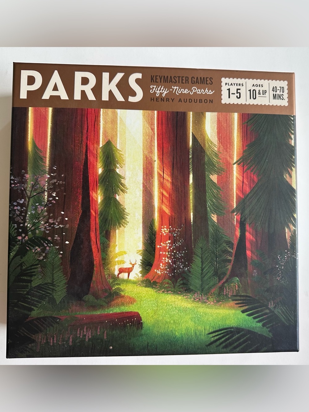 PARKS Keymaster Board Game Exclusive Henry Audubon Edition EUC Complete National